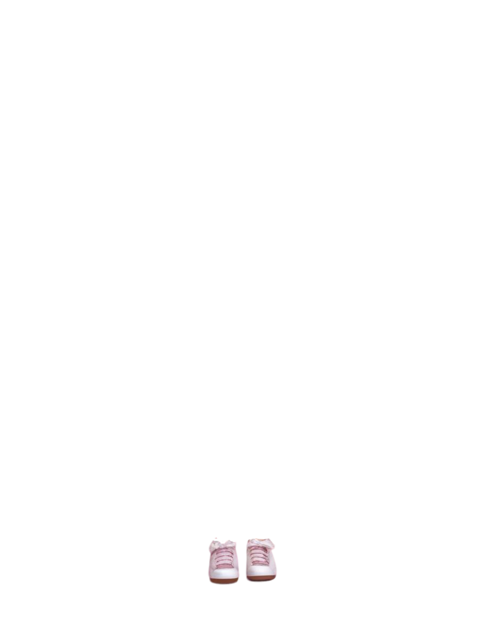 Pale pink children's sneakers